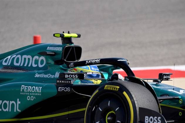 24 02 2023, Bahrain International Circuit, Sakhir, Formula 1 Test Drives in Bahrain 2023 , in picture Fernando Alonso ESP , Aston Martin Aramco Cognizant Formula One Team Sakhir Bahrain International Circuit Bahrain  eu-images-506