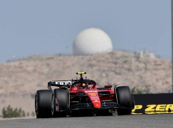 24 02 2023, Bahrain International Circuit, Sakhir, Formula 1 Test Drives in Bahrain 2023 , in picture Carlos Sainz Jr ESP , Scuderia Ferrari Sakhir Bahrain International Circuit Bahrain  eu-images-506