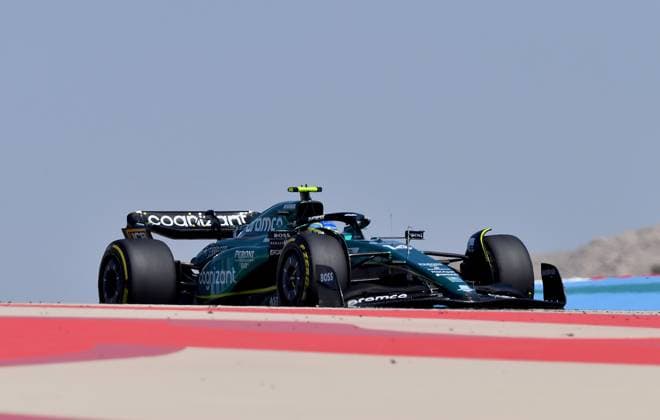 24 02 2023, Bahrain International Circuit, Sakhir, Formula 1 Test Drives in Bahrain 2023 , in picture Fernando Alonso ESP , Aston Martin Aramco Cognizant Formula One Team Sakhir Bahrain International Circuit Bahrain  eu-images-506