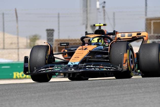24 02 2023, Bahrain International Circuit, Sakhir, Formula 1 Test Drives in Bahrain 2023 , in picture Lando Norris GBR , McLaren F1 Team Sakhir Bahrain International Circuit Bahrain  eu-images-506