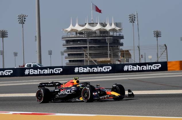 24 02 2023, Bahrain International Circuit, Sakhir, Formula 1 Test Drives in Bahrain 2023 , in picture Sergio Perez MEX , Oracle Red Bull Racing Sakhir Bahrain International Circuit Bahrain  eu-images-506