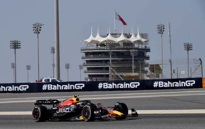 24 02 2023, Bahrain International Circuit, Sakhir, Formula 1 Test Drives in Bahrain 2023 , in picture Sergio Perez MEX , Oracle Red Bull Racing Sakhir Bahrain International Circuit Bahrain  eu-images-506