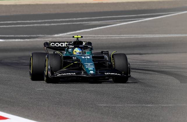 24 02 2023, Bahrain International Circuit, Sakhir, Formula 1 Test Drives in Bahrain 2023 , in picture Fernando Alonso ESP , Aston Martin Aramco Cognizant Formula One Team Sakhir Bahrain International Circuit Bahrain  eu-images-506