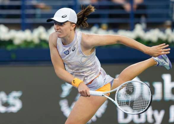 Iga Swiatek Tennis Dubai Tennis Championships 2023 WTA Dubai Duty Free Tennis Stadium Dubai United Arab Emirates 24 February 2023 Copyright: xJuergenxHasenkopfx