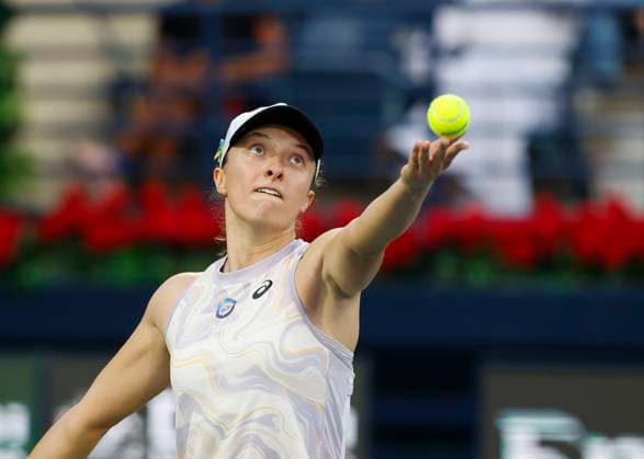Iga Swiatek Tennis Dubai Tennis Championships 2023 WTA Dubai Duty Free Tennis Stadium Dubai United Arab Emirates 24 February 2023 Copyright: xJuergenxHasenkopfx