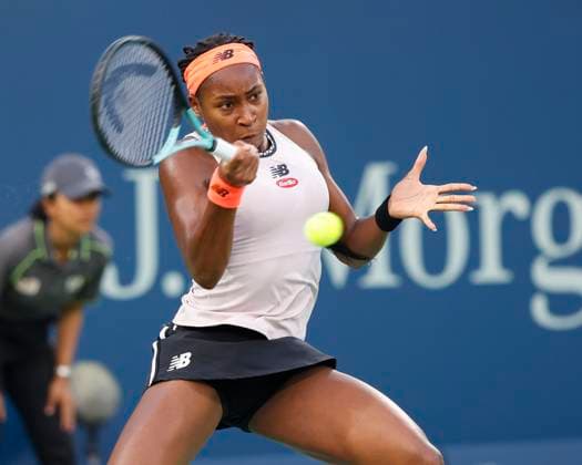 Coco Gauff Tennis Dubai Tennis Championships 2023 WTA Dubai Duty Free Tennis Stadium Dubai United Arab Emirates 24 February 2023 Copyright: xJuergenxHasenkopfx