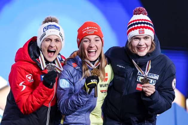 Nordic Skiing, World Championships in Planica, Womens Ski Jumping Award Ceremony