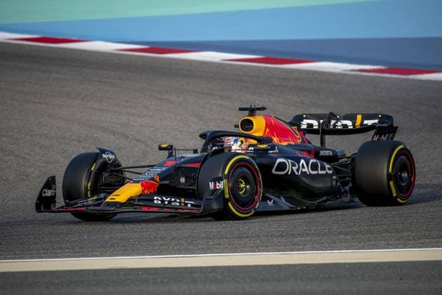Sakhir - 24-02-2023, Bahrain, Max Verstappen at the Formula 1 Bahrain Winter Test Day 2 Formula 1 Bahrain Winter Test Day 2  x20008614x Copyright:
