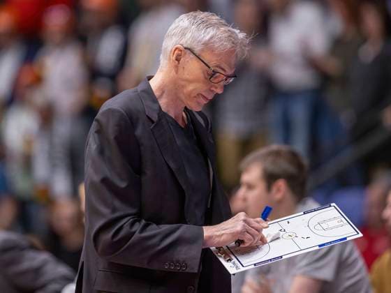 Head Coach Gordon Herbert Germany , 24 02 2023, Germany vs Sweden, FIBA Basketball, World Cup Qualifiers, Germany, Frankfurt, Suewag Energie Arena Copyright: HMBxMedia xHeikoxBecker