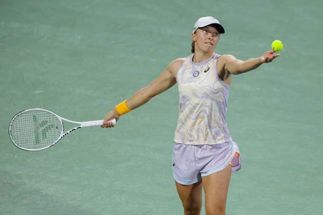 Iga Swiatek, Women Singles, Final, Final Tennis Dubai Tennis Championships 2023 WTA Dubai Duty Free Tennis Stadium Dubai United Arab Emirates 25 February 2023 Copyright: xJuergenxHasenkopfx
