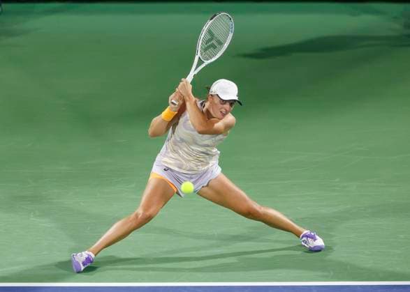 Iga Swiatek, Women Singles, Final, Final Tennis Dubai Tennis Championships 2023 WTA Dubai Duty Free Tennis Stadium Dubai United Arab Emirates 25 February 2023 Copyright: xJuergenxHasenkopfx
