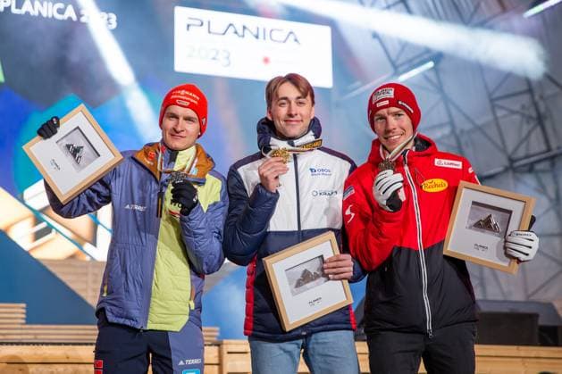 Nordic Skiing, World Championships in Planica, Award Ceremony Womens Team Jumping