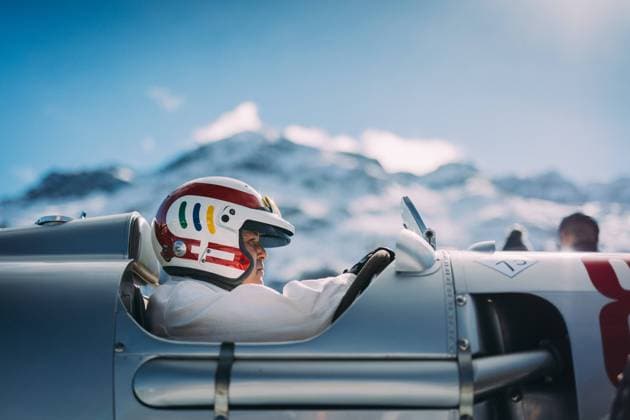Bilder des Jahres 2023, Sport 02 Februar Sport Themen der Woche KW08 Sport Bilder des Tages Kristensen Tom, Auto Union Type C, portrait during The ICE 2023, The International Concours of Elegance St. Moritz Richard Mille from February 24 to 25, 2023 on the lake Saint-Moritz, in Saint-Moritz, Switzerland - AUTO - THE ICE 2023 - SAINT-MORITZ DPPI Panoramic  07223008_AV6_1412