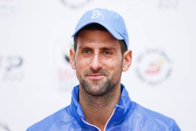 Novak Djokovic SRB , Portrait, Portraet, Press Conference Tennis Dubai Tennis Championships ATP Dubai Duty Free Tennis Stadium Dubai United Arab Emirates 26 February 2023 Copyright: xJuergenxHasenkopfx