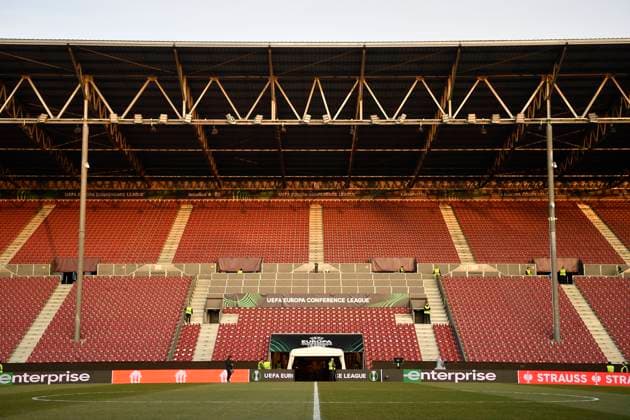CFR Cluj v SS Lazio: Knockout Round Play-Off Leg Two - UEFA Europa Conference League CFR Cluj v SS Lazio: Knockout Round Play-Off Leg Two during the UEFA Europa Conference League at Constantin Radulescu Stadium on February 23, 2023 in Cluj-Napoca, Romania. (Photo by Alex Nicodim NurPhoto) Cluj-Napoca Romania  Copyright: xAlexxNicodimx originalFilename:nicodim-notitle230223_np2rA.jpg