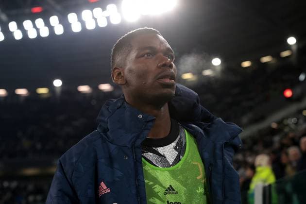 Turin, Italy, 28th February 2023. Paul Pogba of Juventus makes his way to the bench prior to kick off in in the Serie A match at Allianz Stadium, Turin. Picture credit should read: Jonathan Moscrop Sportimage EDITORIAL USE ONLY. No use with unauthorised audio, video, data, fixture lists, club league logos or live services. Online in-match use limited to 120 images, no video emulation. No use in betting, games or single club league player publications. SPI-2237-0012