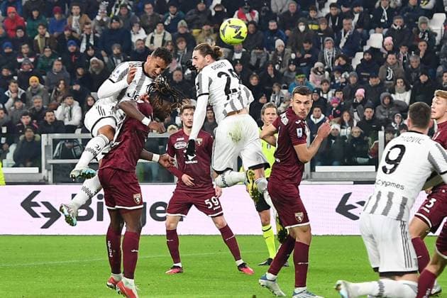 Photo Tano Pecoraro LaPresse February 28, 2023 - Turin, Italy Soccer Juventus vs Torino - Italian Serie A Football Championship 2022 2023 - Allianz StadiumIn the photo: danilo goal  Copyright: xTanoxPecoraro LaPressex