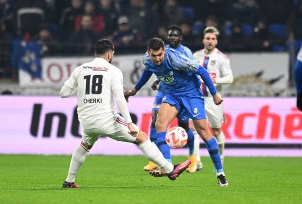 Football, Coupe de France, Olympique Lyon - Grenoble Foot 38