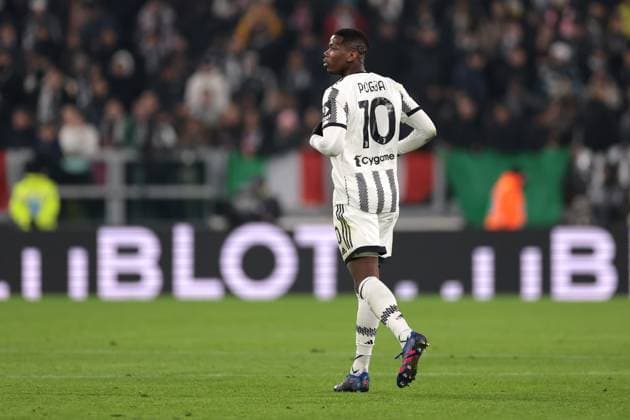 Turin, Italy, 28th February 2023. Paul Pogba of Juventus looks on during the Serie A match at Allianz Stadium, Turin. Picture credit should read: Jonathan Moscrop Sportimage EDITORIAL USE ONLY. No use with unauthorised audio, video, data, fixture lists, club league logos or live services. Online in-match use limited to 120 images, no video emulation. No use in betting, games or single club league player publications. SPI-2237-0059