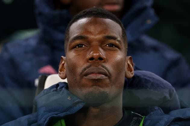 Turin, Italy, 28th February 2023. Paul Pogba of Juventus looks on from the bench prior to kick off in the Serie A match at Allianz Stadium, Turin. Picture credit should read: Jonathan Moscrop Sportimage EDITORIAL USE ONLY. No use with unauthorised audio, video, data, fixture lists, club league logos or live services. Online in-match use limited to 120 images, no video emulation. No use in betting, games or single club league player publications. SPI-2237-0078