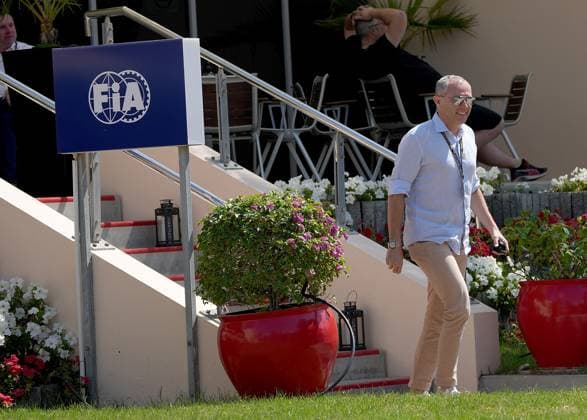 Formula 1 Gulf Air Bahrain Grand Prix 2023 02 03 2023, Bahrain International Circuit, Sakhir, Formula 1 Gulf Air Bahrain Grand Prix 2023 ,in picture chairman Stefano Domenicali Liberty Media nordphotoxGmbHx xBratic nph00250