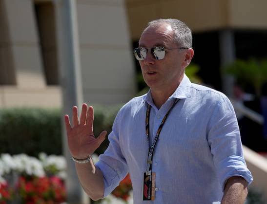 Formula 1 Gulf Air Bahrain Grand Prix 2023 02 03 2023, Bahrain International Circuit, Sakhir, Formula 1 Gulf Air Bahrain Grand Prix 2023 ,in picture chairman Stefano Domenicali Liberty Media nordphotoxGmbHx xBratic nph00250