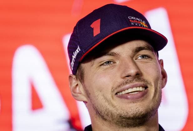 BAHRAIN - Max Verstappen (Red Bull Racing) during the press conference, PK, Pressekonferenz at the Bahrain International Circuit in the Sakhir desert area ahead of the Bahrain Grand Prix. ANP SEM VAN DER WAL xVIxANPxSportx xxANPxIVx 463993354 originalFilename: 463993354.jpg
