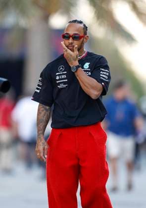 44 Lewis Hamilton GBR, Mercedes AMG Petronas F1 Team , F1 Grand Prix of Bahrain at Bahrain International Circuit on March 2, 2023 in Sakhir, Bahrain Photo by HOCH ZWEI Sakhir Bahrain