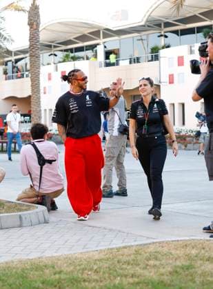 44 Lewis Hamilton GBR, Mercedes AMG Petronas F1 Team , F1 Grand Prix of Bahrain at Bahrain International Circuit on March 2, 2023 in Sakhir, Bahrain Photo by HOCH ZWEI Sakhir Bahrain