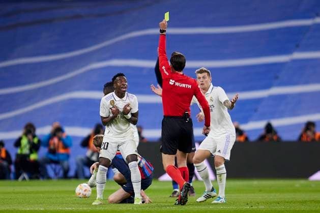 Bilder des Jahres 2023, Sport 03 März Sport Themen der Woche KW09 Sport Bilder des Tages March 2, 2023, Madrid, Madrid, Spain: Vinicius Jr. of Real Madrid during the Spanish football King s Cup semifinal match between Real Madrid CF and FC Barcelona, Barca at the Santiago Bernabeu Stadium in Madrid, Spain on March 2, 2023 Madrid Spain - ZUMAa206 20230302_zsp_a206_028 Copyright: xRubenxAlbarranx