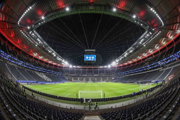 UEFA Champions League Eintracht Frankfurt SSC Napoli on 21 02 2023 at Deutsche Bank Park in Frankfurt Deutsche Bank Park Panorama View MH