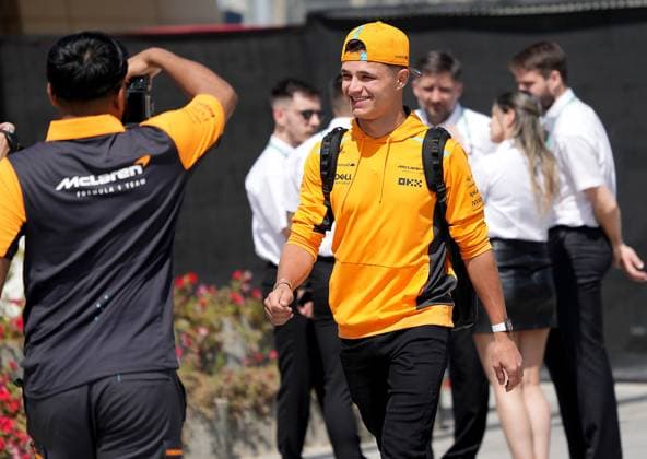03 03 2023, Bahrain International Circuit, Sakhir, Formula 1 Gulf Air Bahrain Grand Prix 2023 ,in picture Lando Norris GBR , McLaren F1 Team Sakhir Bahrain International Circuit Bahrain  eu-images-506