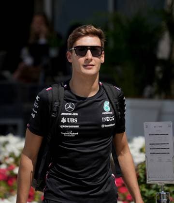 03 03 2023, Bahrain International Circuit, Sakhir, Formula 1 Gulf Air Bahrain Grand Prix 2023 ,in picture George Russell GBR , Mercedes AMG Petronas Formula One Team Sakhir Bahrain International Circuit Bahrain  eu-images-506