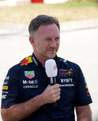 Formula 1 Gulf Air Bahrain Grand Prix 2023 03 03 2023, Bahrain International Circuit, Sakhir, Formula 1 Gulf Air Bahrain Grand Prix 2023 ,in picture Team Principal Christian Horner Red Bull Racing Honda nordphotoxGmbHx xBratic nph00250