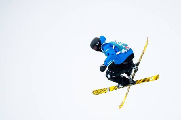 FREE STYLE - FIS SX and SB World Championships Bakuriani 2023 BAKURIANI,GEORGIA,03.MAR.23 - FREESTYLE SKIING - FIS Freestyle Ski and Snowboard World Championships, Big Air, men, qualification. Image shows Miro Tabanelli (ITA).  GEPAxpictures xMaticxKlansek
