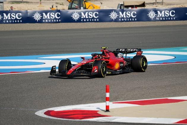 Formula 1 Gulf Air Bahrain Grand Prix 2023 03 03 2023, Bahrain International Circuit, Sakhir, Formula 1 Gulf Air Bahrain Grand Prix 2023 ,in picture Carlos Sainz Jr ESP , Scuderia Ferrari nordphotoxGmbHx xBratic nph00250