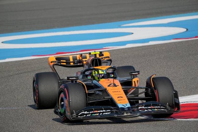03 03 2023, Bahrain International Circuit, Sakhir, Formula 1 Gulf Air Bahrain Grand Prix 2023 ,in picture Lando Norris GBR , McLaren F1 Team Sakhir Bahrain International Circuit Bahrain  eu-images-506