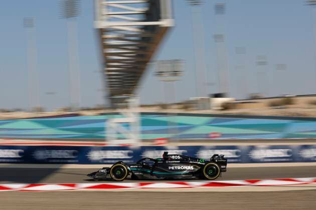 63 George Russell GBR, Mercedes AMG Petronas F1 Team , F1 Grand Prix of Bahrain at Bahrain International Circuit on March 3, 2023 in Sakhir, Bahrain Photo by HOCH ZWEI Sakhir Bahrain