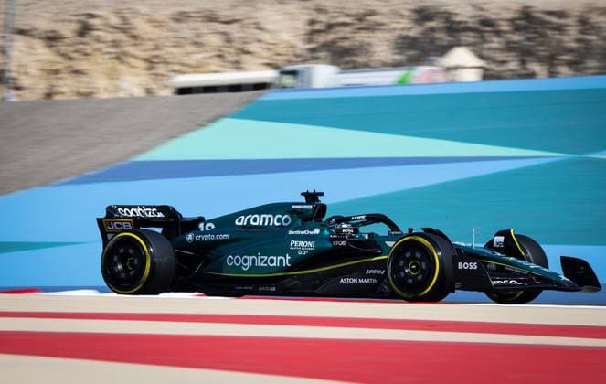 Lance Stroll, CAN, Aston Martin Aramco Cognizant Formula One Team 18 BHR, Formula 1, Bahrain International, Bahrain 03 03 23 BHR, Formula 1, Bahrain International Circuit, 03 03 23 Sakhir Copyright: xFoto:xEIBNER ThomasxFuesslerx EP_tfr