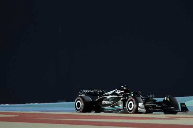 63 George Russell GBR, Mercedes AMG Petronas F1 Team , F1 Grand Prix of Bahrain at Bahrain International Circuit on March 3, 2023 in Sakhir, Bahrain Photo by HOCH ZWEI Sakhir Bahrain