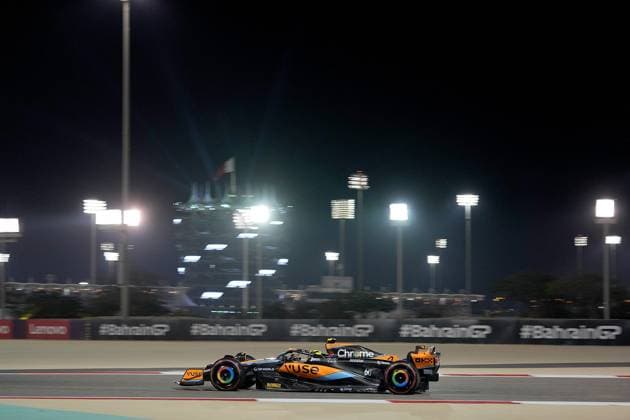 03 03 2023, Bahrain International Circuit, Sakhir, Formula 1 Gulf Air Bahrain Grand Prix 2023 ,in picture Lando Norris GBR , McLaren F1 Team Sakhir Bahrain International Circuit Bahrain  eu-images-506
