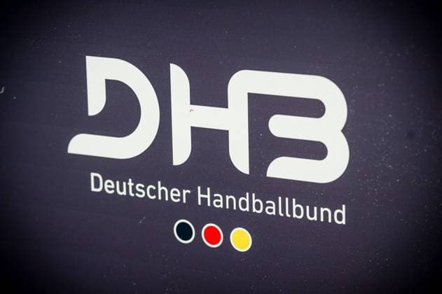 Feature Logo DHB German Handball Federation GER, international match Germany Hungary in Ludwigsburg MHPArena , sports, handball, international match, DHB, GER HUN, Germany vs Hungary, women, 03 03 2023 international match Germany Hungary, sports, handball, international match, DHB, GER HUN, Germany vs Hungary, women, 03 03 2023 Ludwigsburg Copyright: xSandyxDinkelackerx EP_SDR