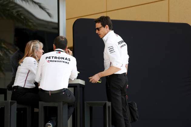Toto Wolff AUT, Mercedes AMG Petronas F1 Team , F1 Grand Prix of Bahrain at Bahrain International Circuit on March 4, 2023 in Sakhir, Bahrain Photo by HOCH ZWEI Sakhir Bahrain