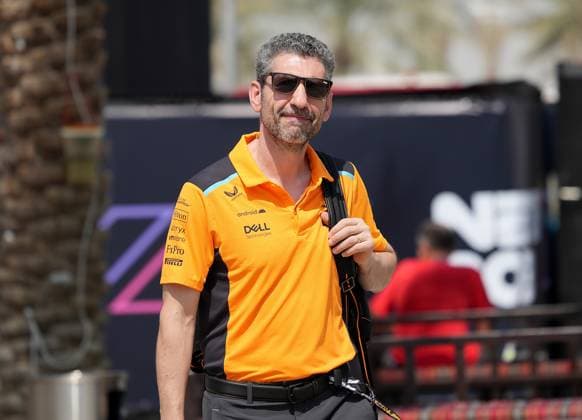Formula 1 Gulf Air Bahrain Grand Prix 2023 04 03 2023, Bahrain International Circuit, Sakhir, Formula 1 Gulf Air Bahrain Grand Prix 2023 ,in the picture team boss Andrea Stella McLaren Formula 1 Team nordphotoxGmbHx xBratic nph00250