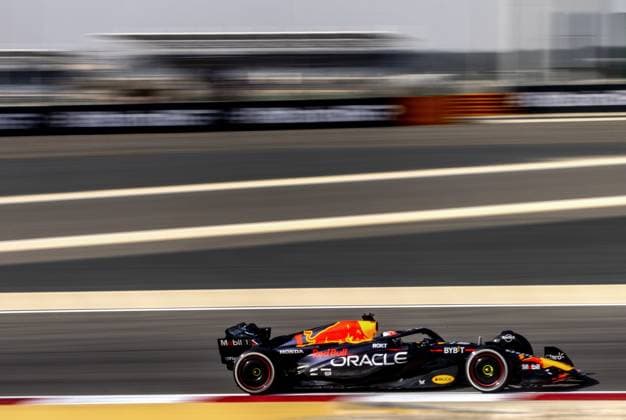 BAHRAIN - Max Verstappen (Red Bull Racing) during the third free practice session at the Bahrain International Circuit in the Sakhir desert area ahead of the Bahrain Grand Prix. ANP SEM VAN DER WAL F1 Grand Prix of Bahrain - Practice 2023 xVIxANPxSportx xxANPxIVx 464130220 originalFilename: 464130220.jpg