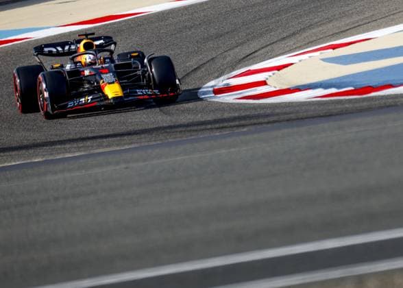 BAHRAIN - Max Verstappen (Red Bull Racing) during the third free practice session at the Bahrain International Circuit in the Sakhir desert area ahead of the Bahrain Grand Prix. ANP SEM VAN DER WAL F1 Grand Prix of Bahrain - Practice 2023 xVIxANPxSportx xxANPxIVx 464131066 originalFilename: 464131066.jpg