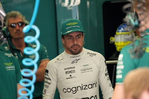Formula 1 Gulf Air Bahrain Grand Prix 2023 04 03 2023, Bahrain International Circuit, Sakhir, Formula 1 Gulf Air Bahrain Grand Prix 2023 ,in picture Fernando Alonso ESP , Aston Martin Aramco Cognizant Formula One Team nordphotoxGmbHx xBratic nph00250