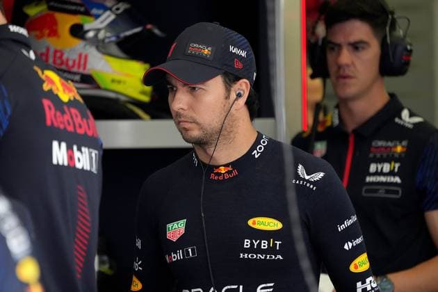 Formula 1 Gulf Air Bahrain Grand Prix 2023 04 03 2023, Bahrain International Circuit, Sakhir, Formula 1 Gulf Air Bahrain Grand Prix 2023 ,in picture Sergio Perez MEX , Oracle Red Bull Racing nordphotoxGmbHx xBratic nph00250