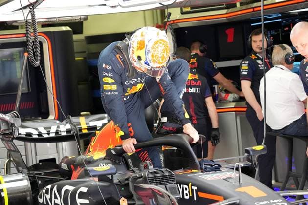 Formula 1 Gulf Air Bahrain Grand Prix 2023 04 03 2023, Bahrain International Circuit, Sakhir, Formula 1 Gulf Air Bahrain Grand Prix 2023 ,in picture Max Verstappen NLD , Oracle Red Bull Racing nordphotoxGmbHx xBratic nph00250