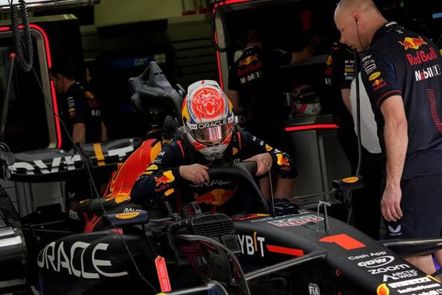 Formula 1 Gulf Air Bahrain Grand Prix 2023 04 03 2023, Bahrain International Circuit, Sakhir, Formula 1 Gulf Air Bahrain Grand Prix 2023 ,in picture Max Verstappen NLD , Oracle Red Bull Racing nordphotoxGmbHx xBratic nph00250